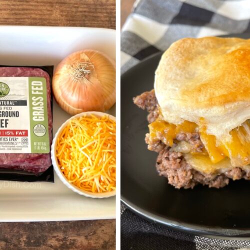 chopped cheeseburger pillsbury biscuit casserole dinner recipe