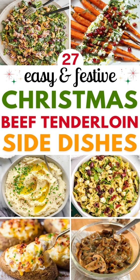 christmas beef tenderloin dinner sides
