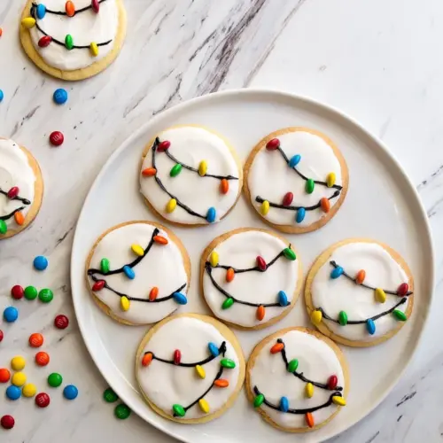 christmas lights cookies