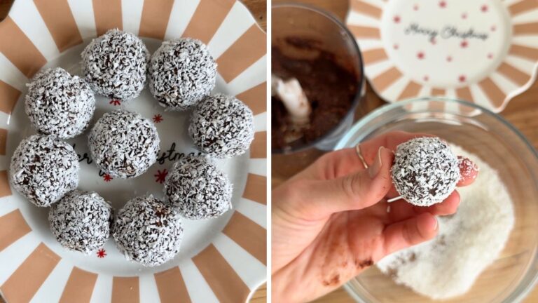 Cinnamon Rolled Oats Energy Balls Recipe