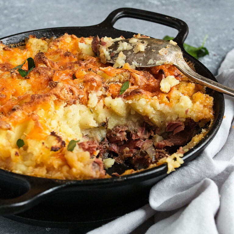 corned beef cottage pie