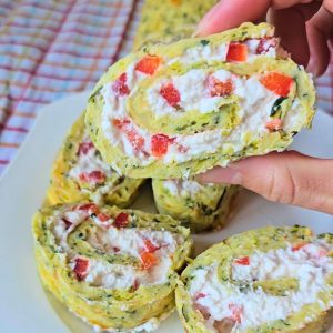cottage cheese zucchini roll