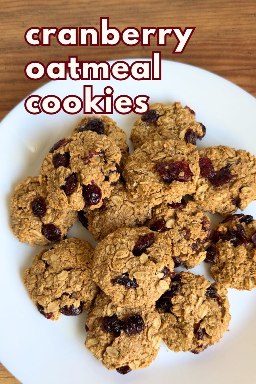 cranberry oatmeal cookies recipe