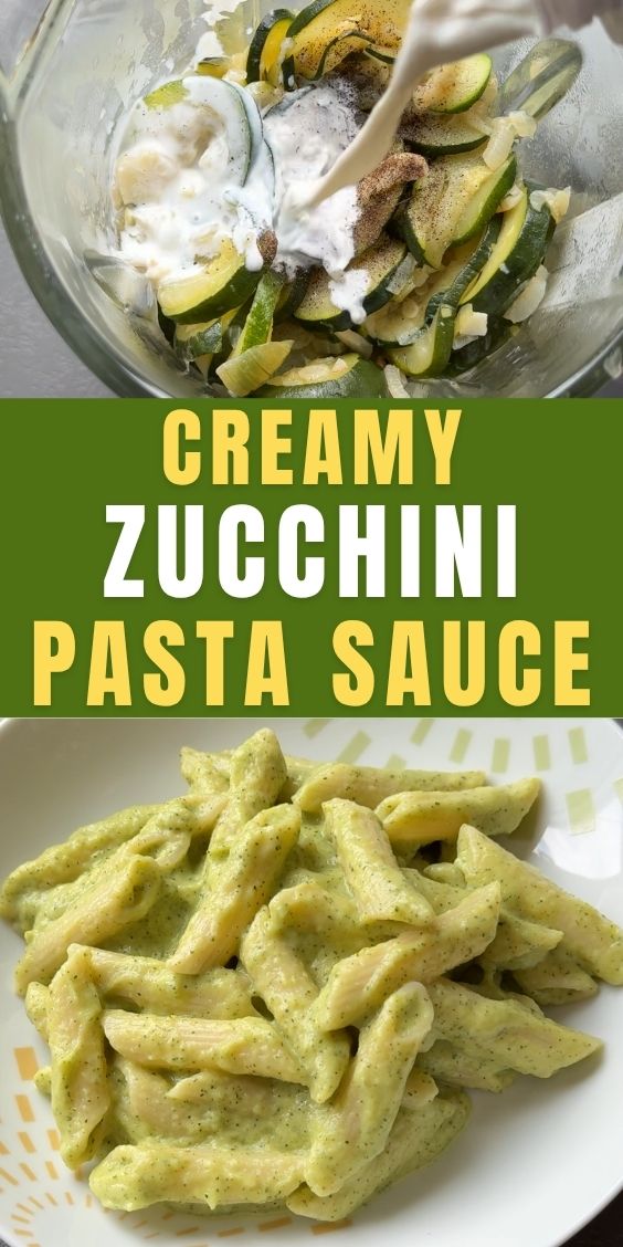 creamy zucchini pasta sauce easy recipe