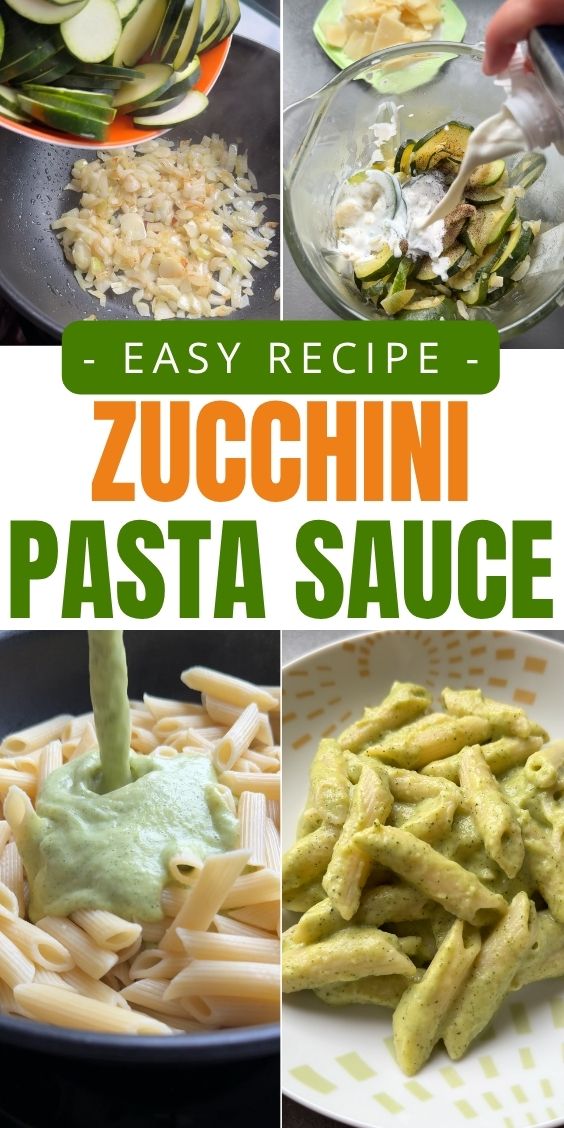 creamy zucchini pasta sauce easy simple