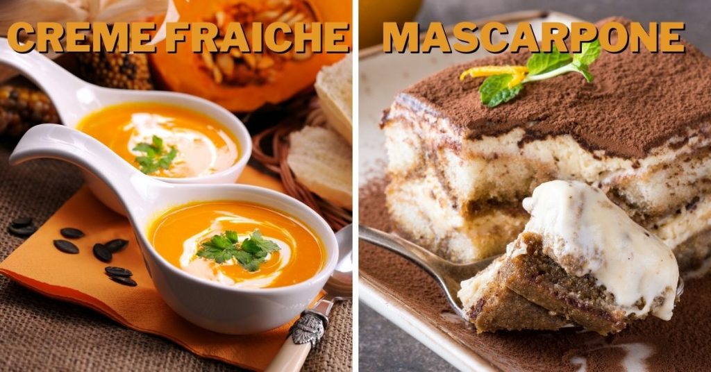 creme fraiche vs mascarpone