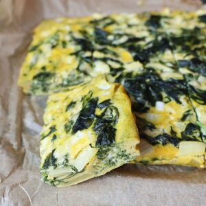 crustless spinach pie