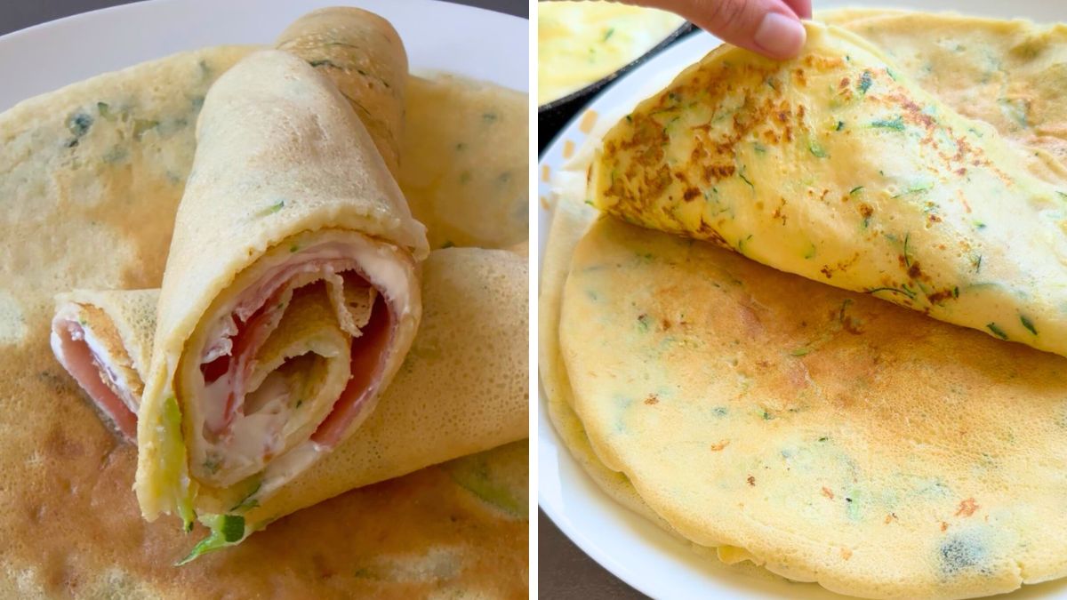 delicious zucchini crepes