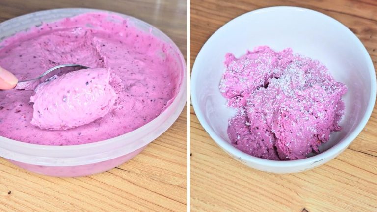3-Ingredient Cottage Cheese Fruit Ice Cream Recipe