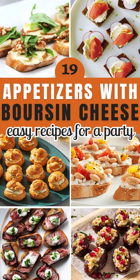 easy Appetizers With boursin cheese