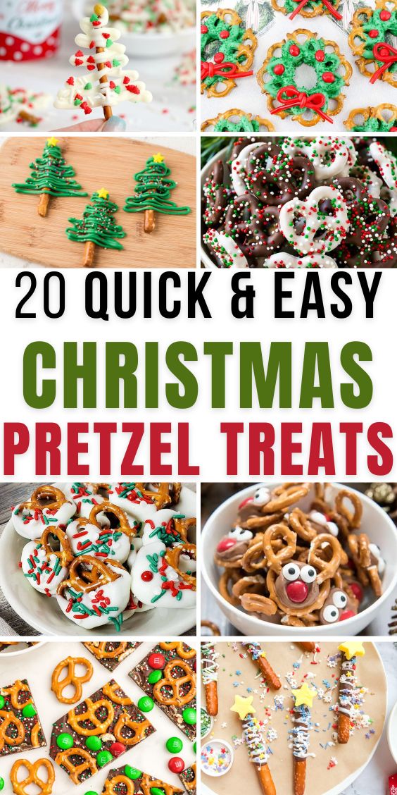 easy Christmas desserts With Pretzels