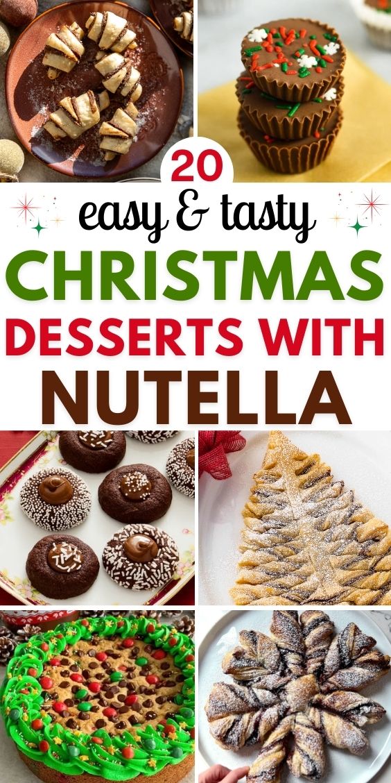 easy Christmas desserts With nutella