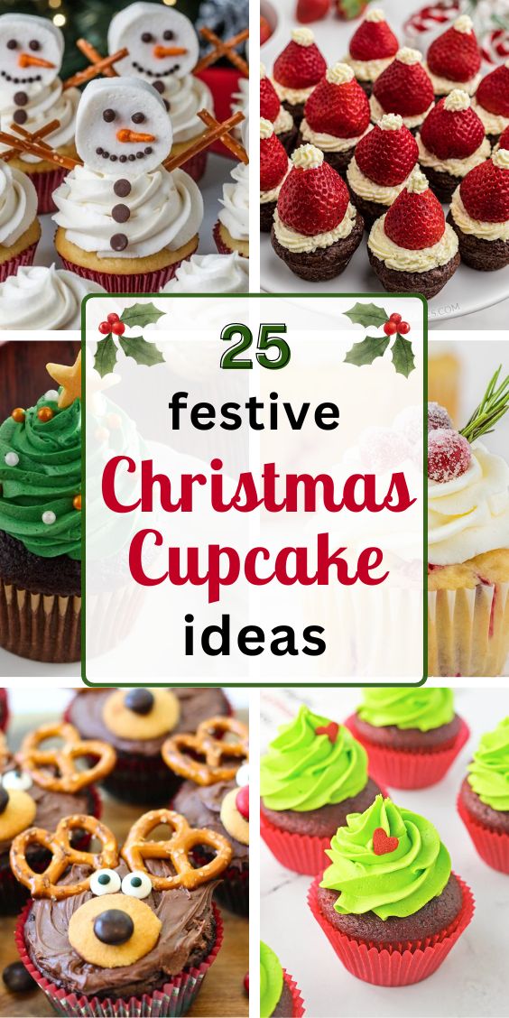 easy Festive Christmas Cupcake Ideas