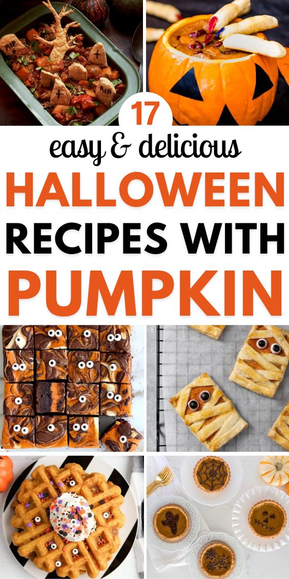 easy Halloween Recipes With Pumpkin