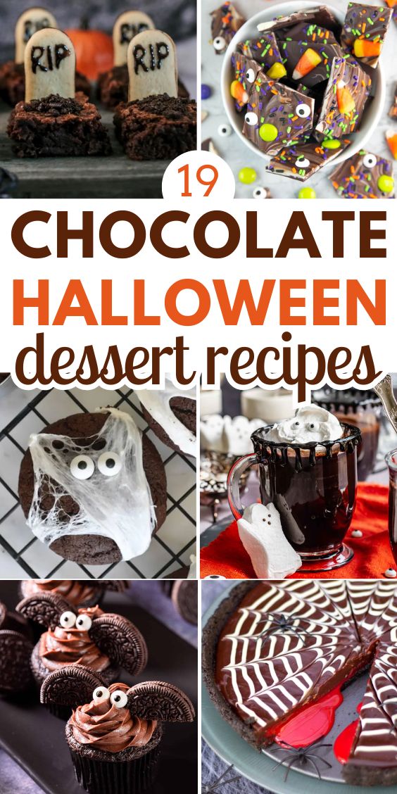 easy Halloween desserts With chocolate