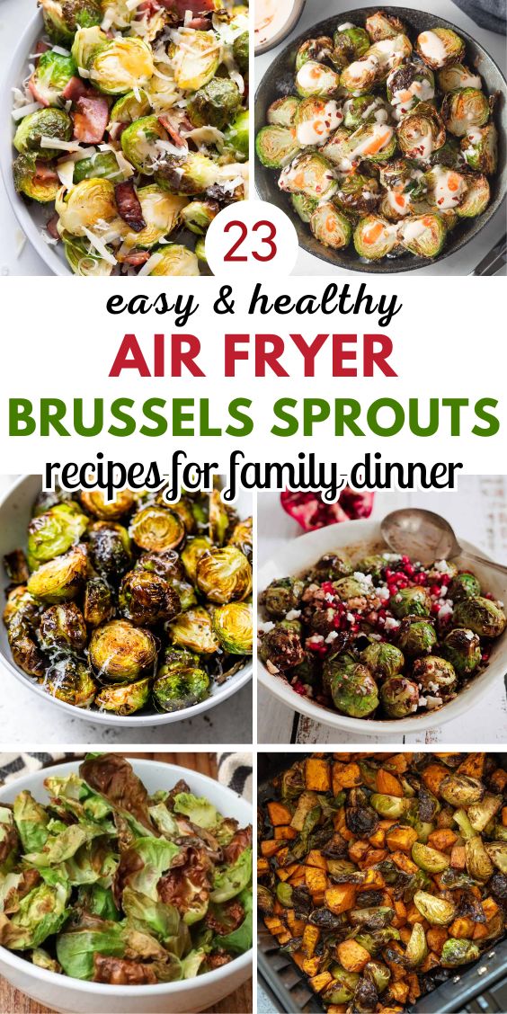 easy Healthy Air Fryer Brussel Sprouts Recipe