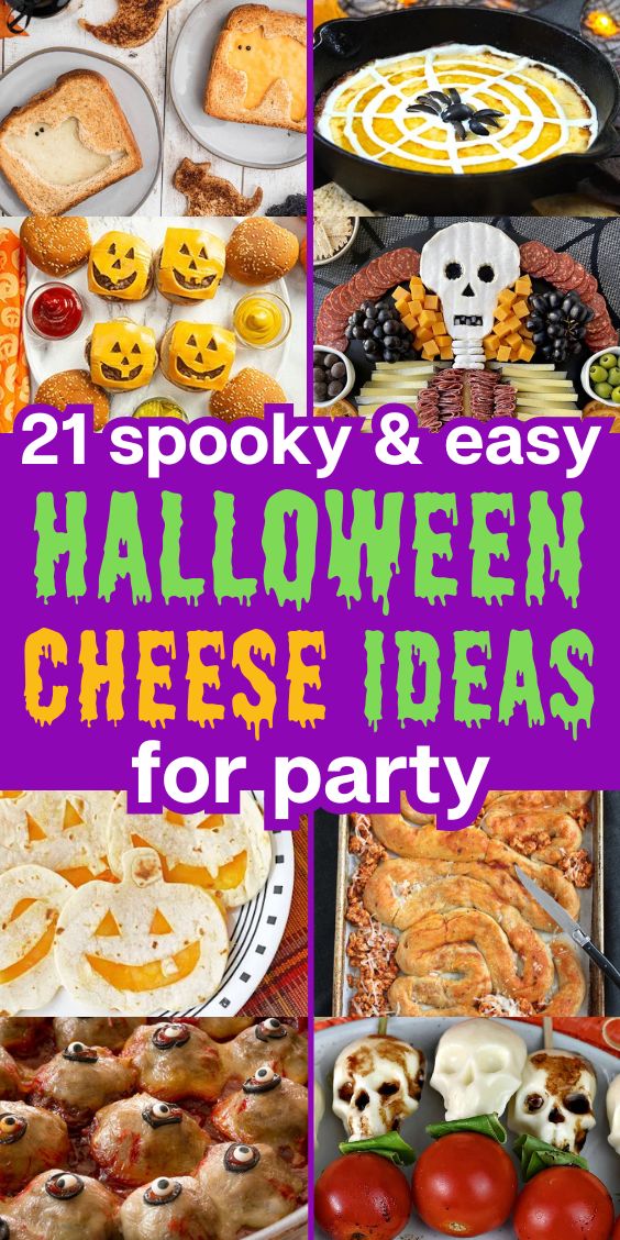 easy halloween recipes with cheese