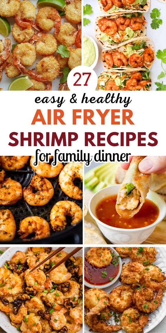easy healthy air fryer shrimp recipes