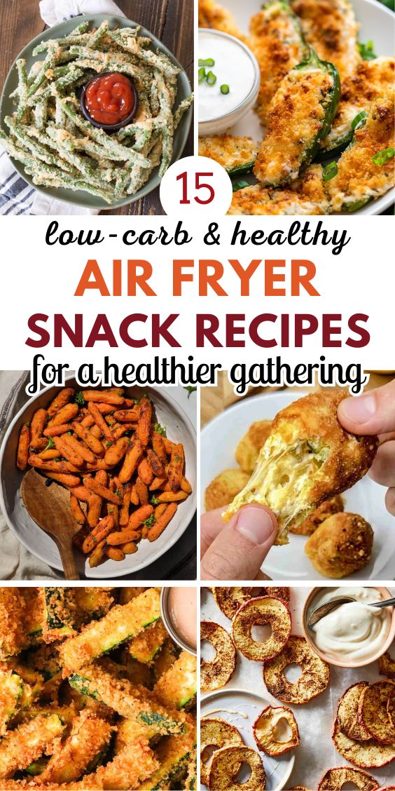 easy healthy air fryer snack recipes low carb