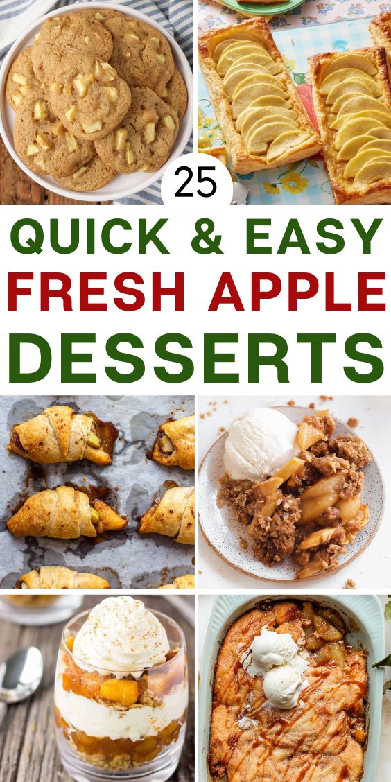easy healthy fresh apple dessert recipes