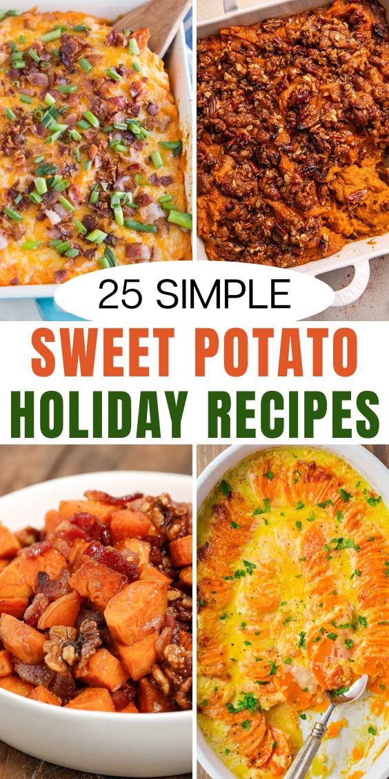 easy holiday sweet potato recipes