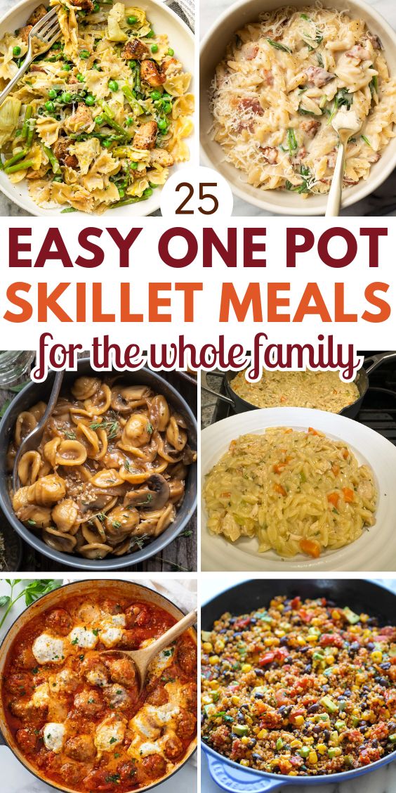easy one pot dinner meals 1