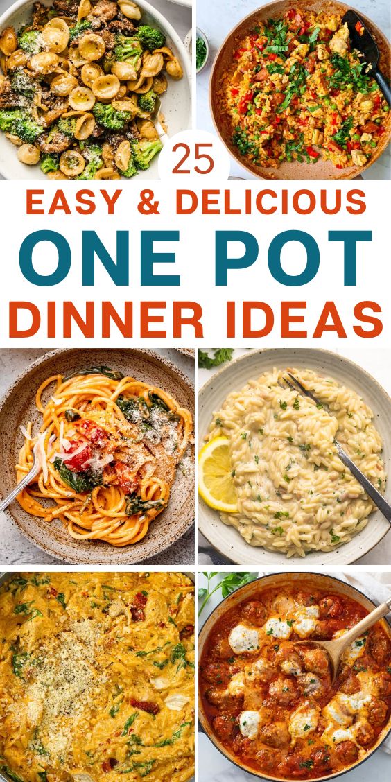 easy one pot dinner meals