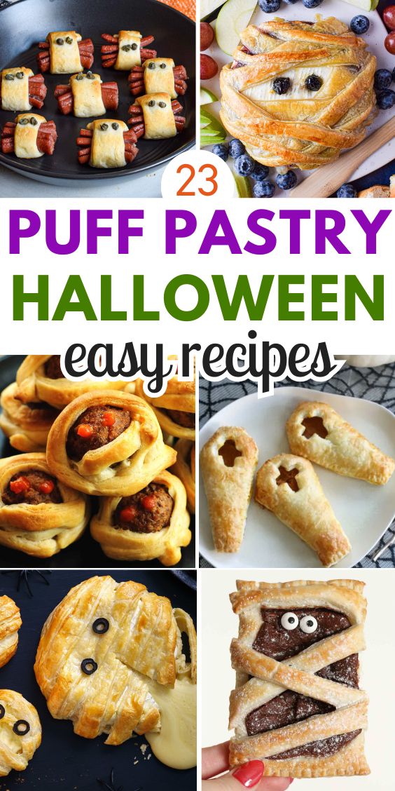 easy puff pastry halloween recipes