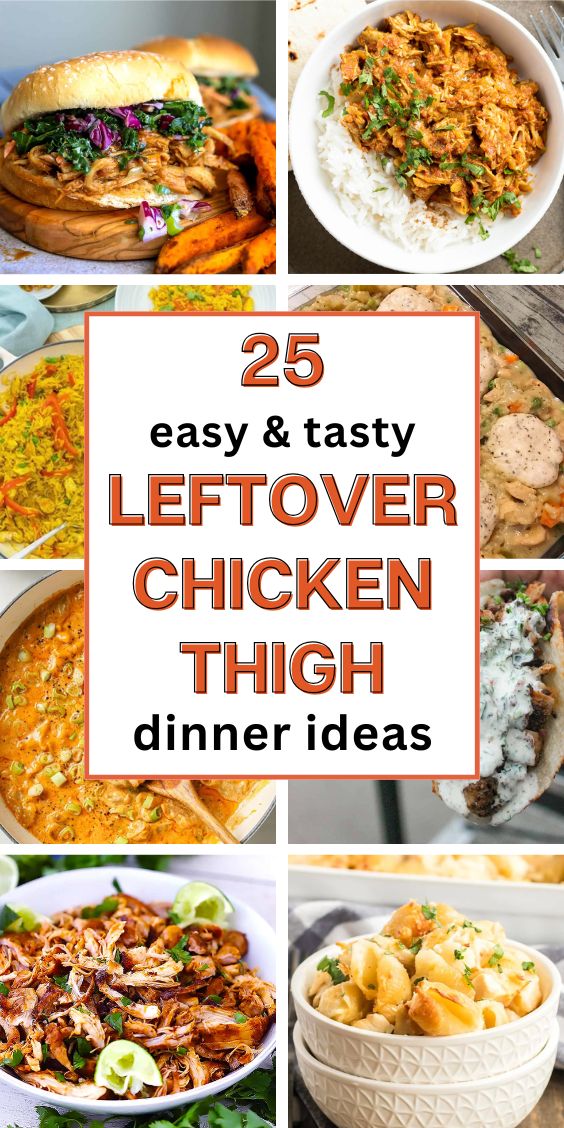 easy tasty Leftover Chicken Thigh Recipes