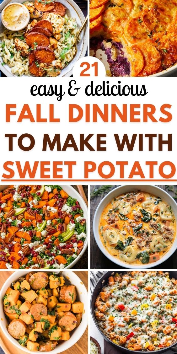 fall Dinners With Sweet Potatoes