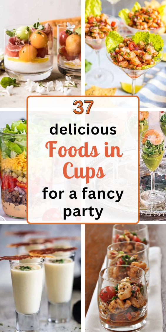 fancy individual appetizers for party