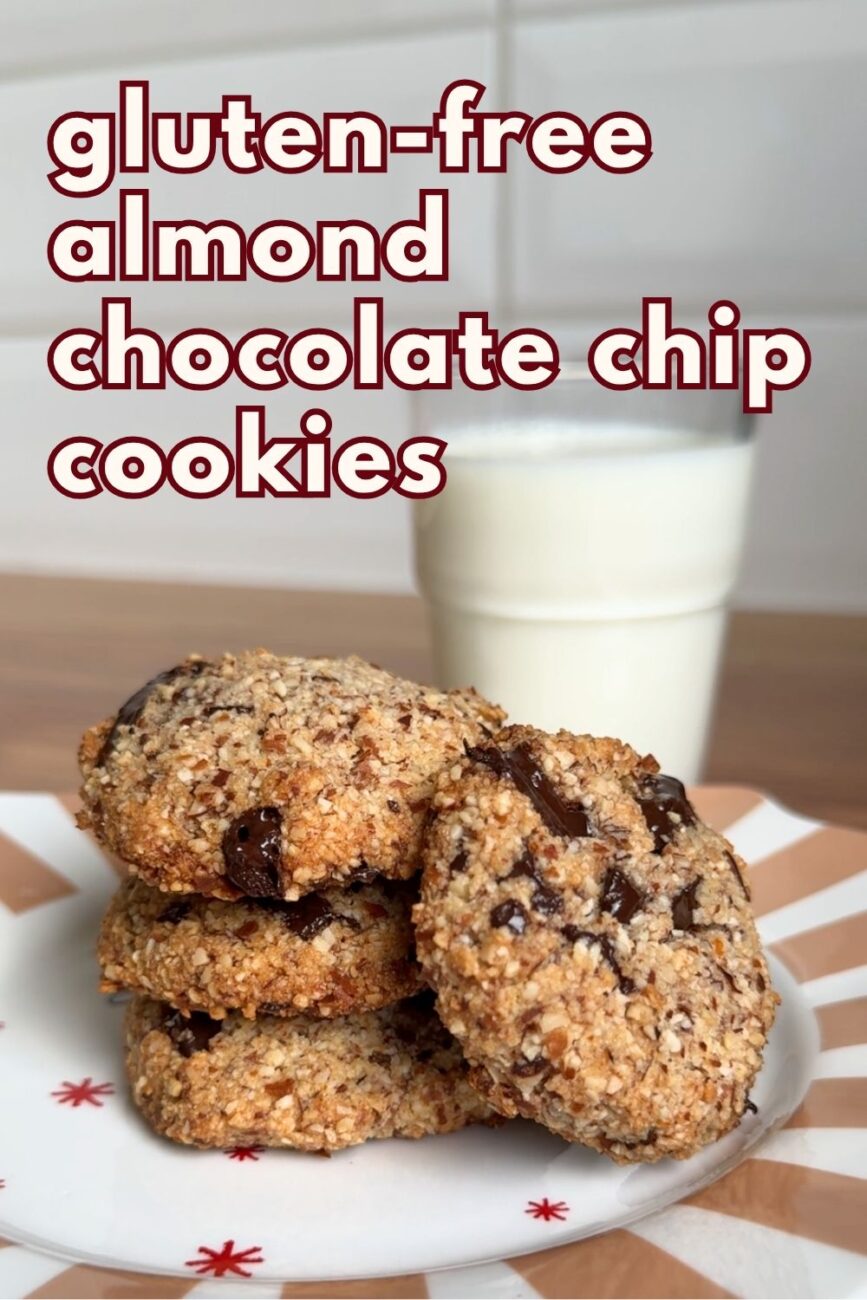 gluten free Almond Chocolate Chip Cookies Recipe