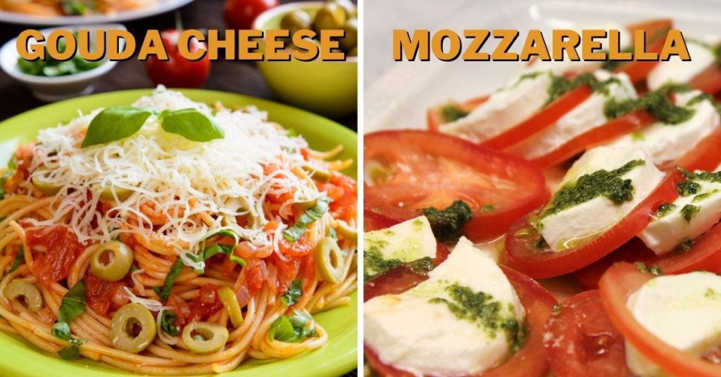 gouda vs mozzarella