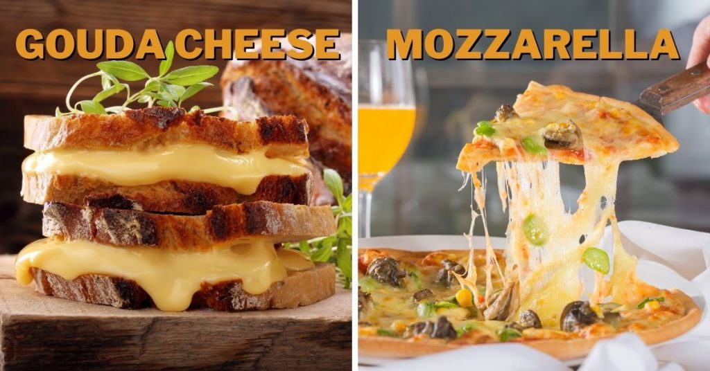 gouda vs mozzarella