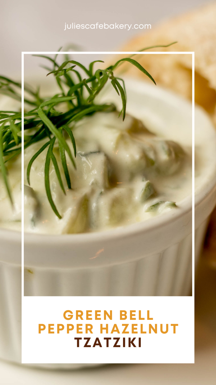 Green Bell Pepper Hazelnut Tzatziki