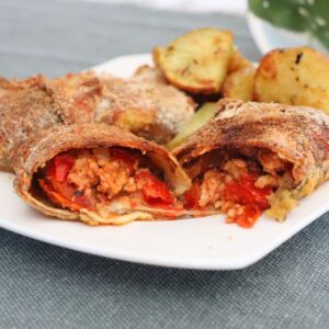 ground turkey breaded crepes