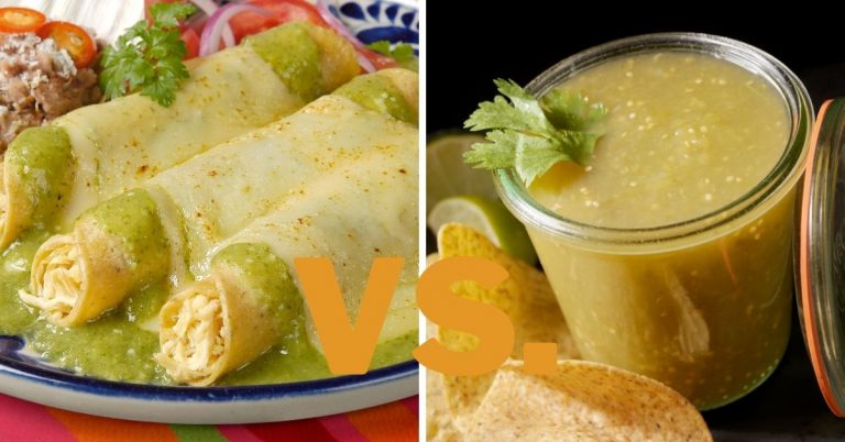 Green Enchilada Sauce Vs salsa verde