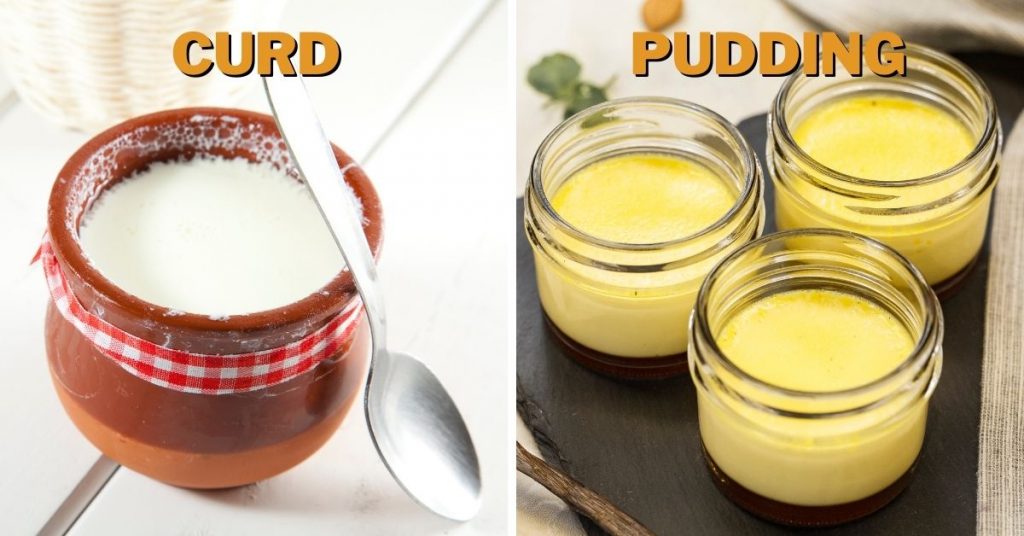 curd vs. pudding