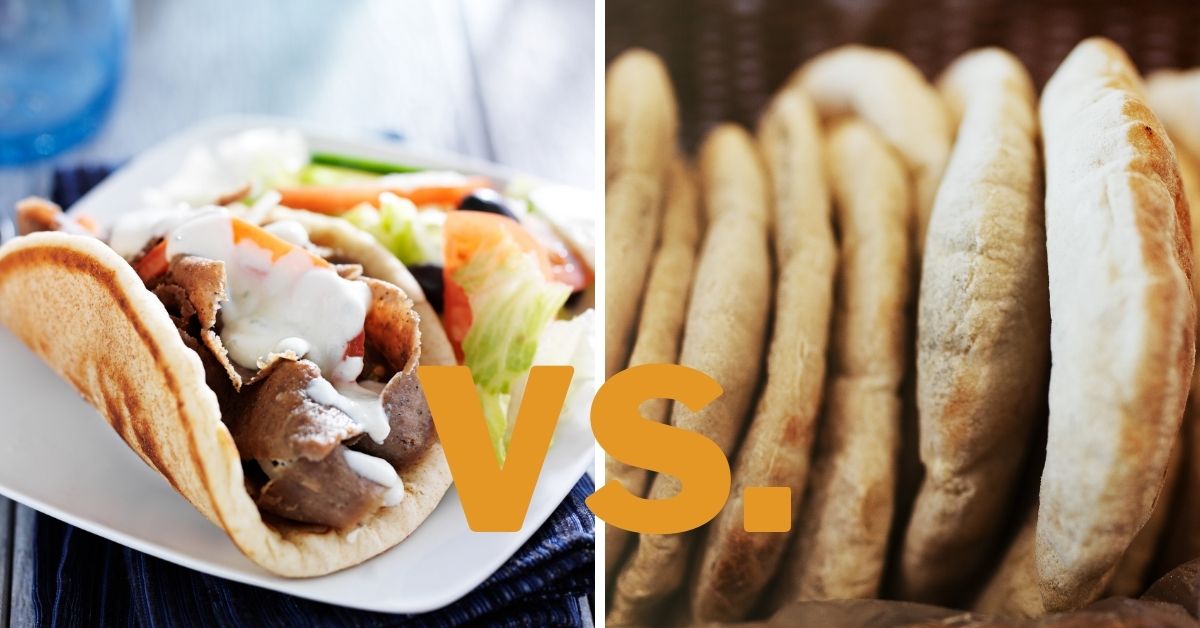 gyros vs pita