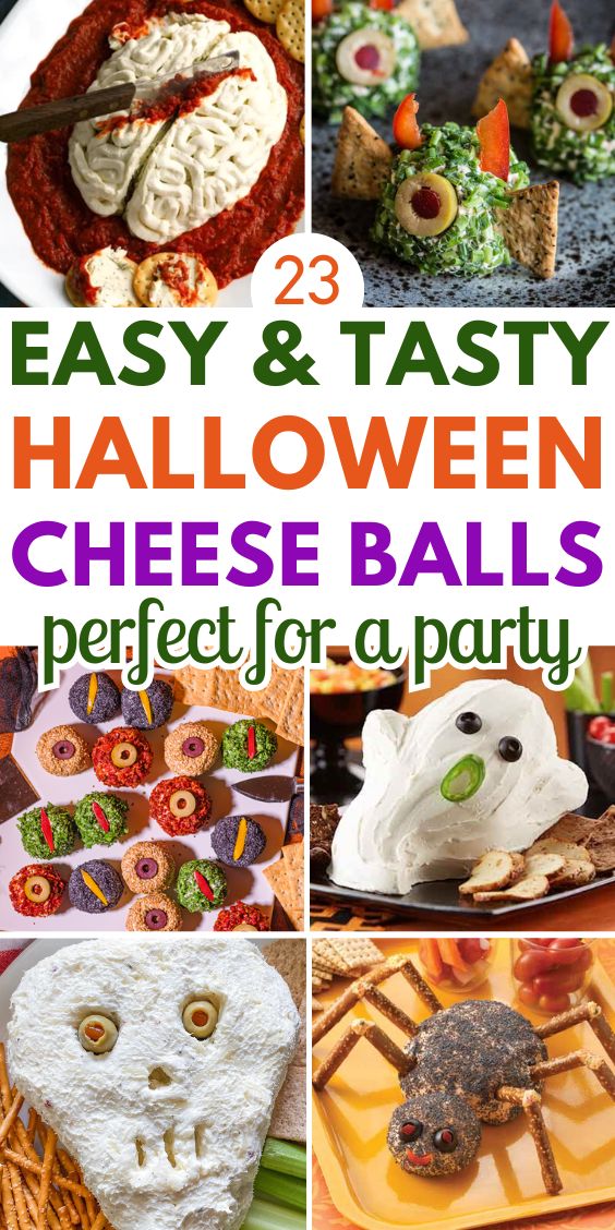 halloween cheeseballs