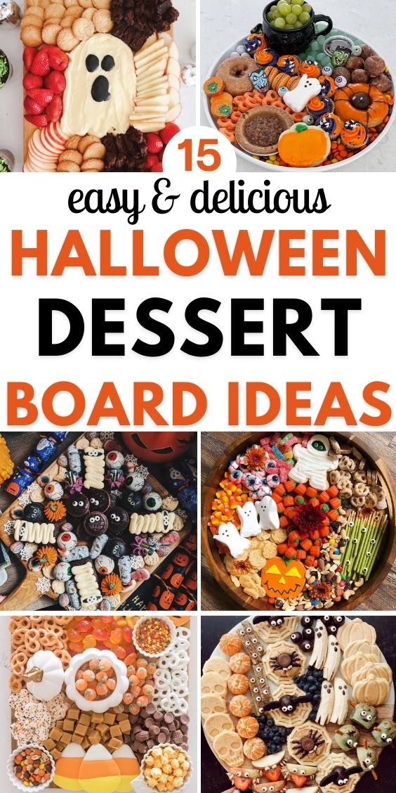halloween dessert boards