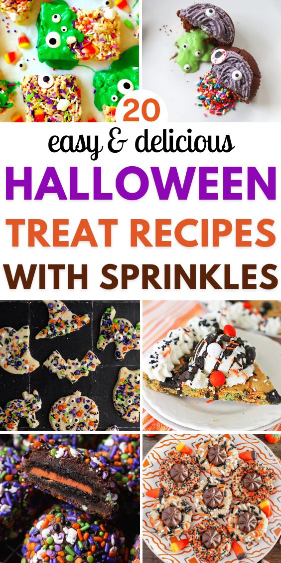 halloween dessert recipes with sprinkles