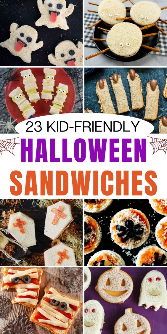 halloween sandwiches for kids