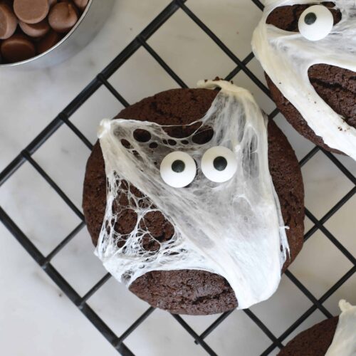 halloween spiderweb chocolate cookie recipe