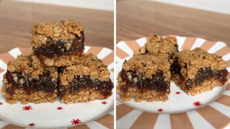 Healthy Date Oatmeal Bars Recipe