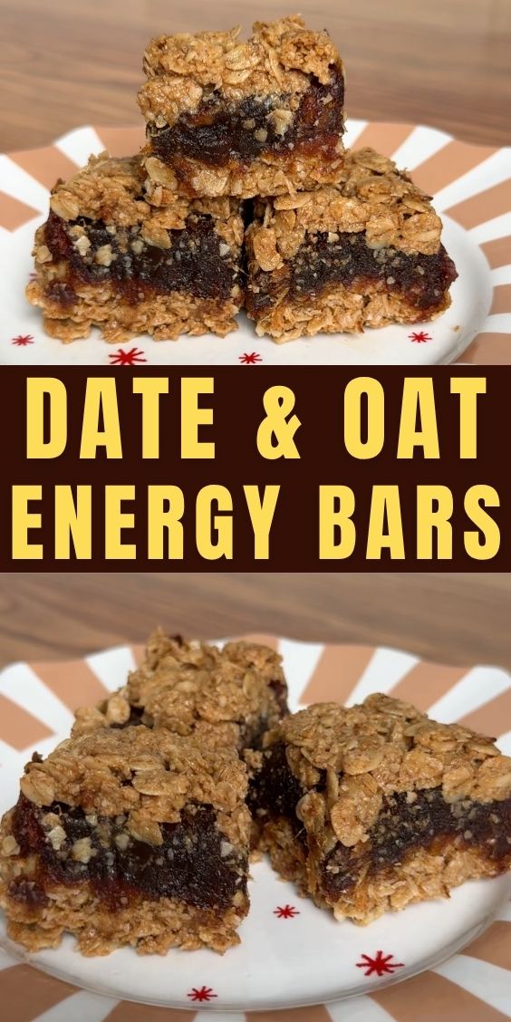 healthy date oatmeal squares recipe