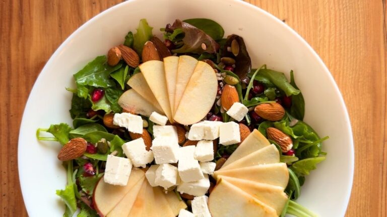 Healthy Fall Salad With Apple And Feta Recipe