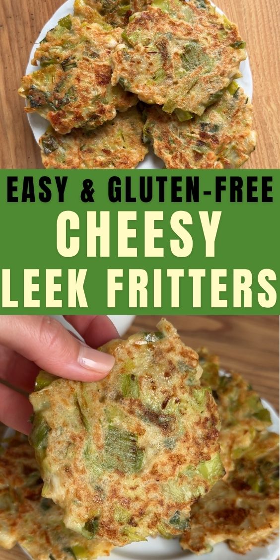 healthy gluten free leek fritters recipe