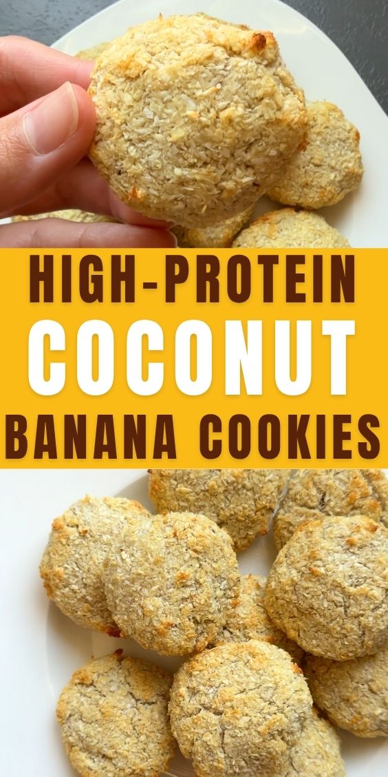 healthy high protein coconut banana cookies recipe easy