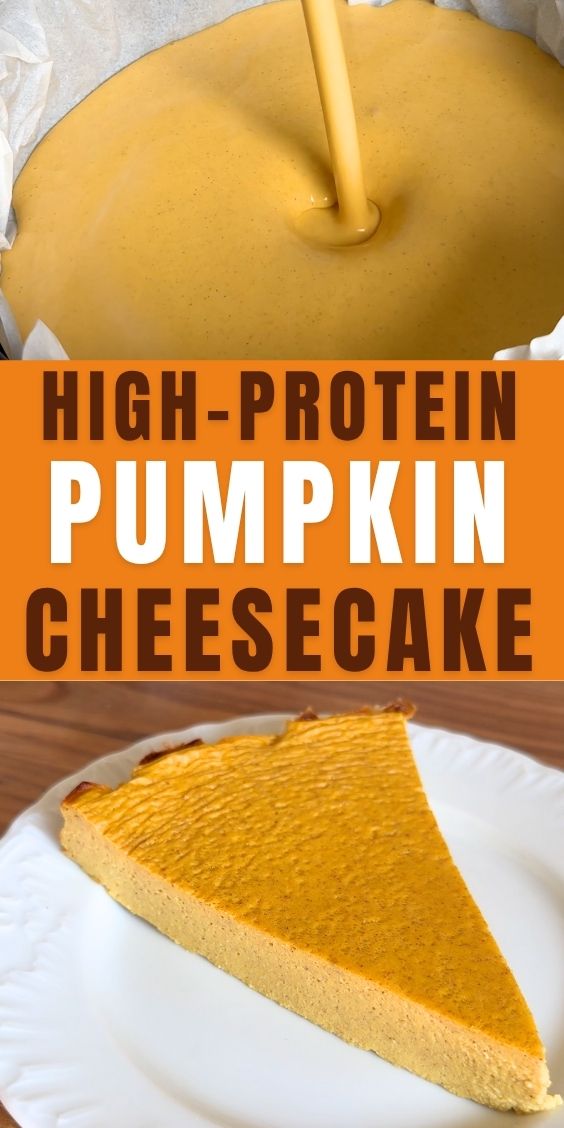 healthy high protein pumpkin cheesecake